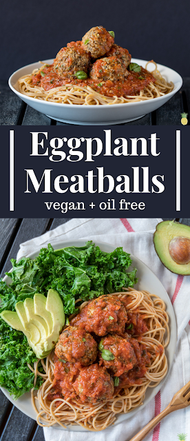Vegan Eggplant Meatballs (Oil-free) #Dinner #eggplantmeatballs Vegan Eggplant Meatballs (Oil-free) #Dinner #eggplantmeatballs