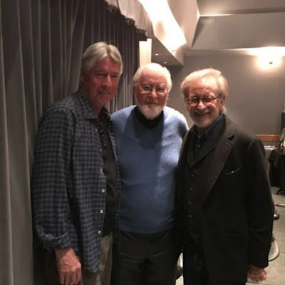 John Williams visits Alan Silvestri and Steven Spielberg John Williams visits Alan Silvestri and Steven Spielberg