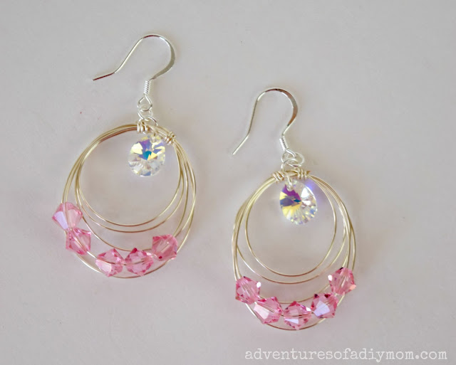 How to Make Wire Circle Earrings