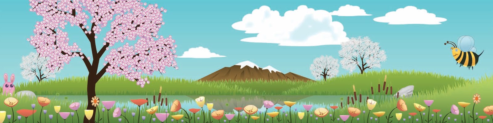 Mike Cressy Art: Spring themed room for Avatar Kinect