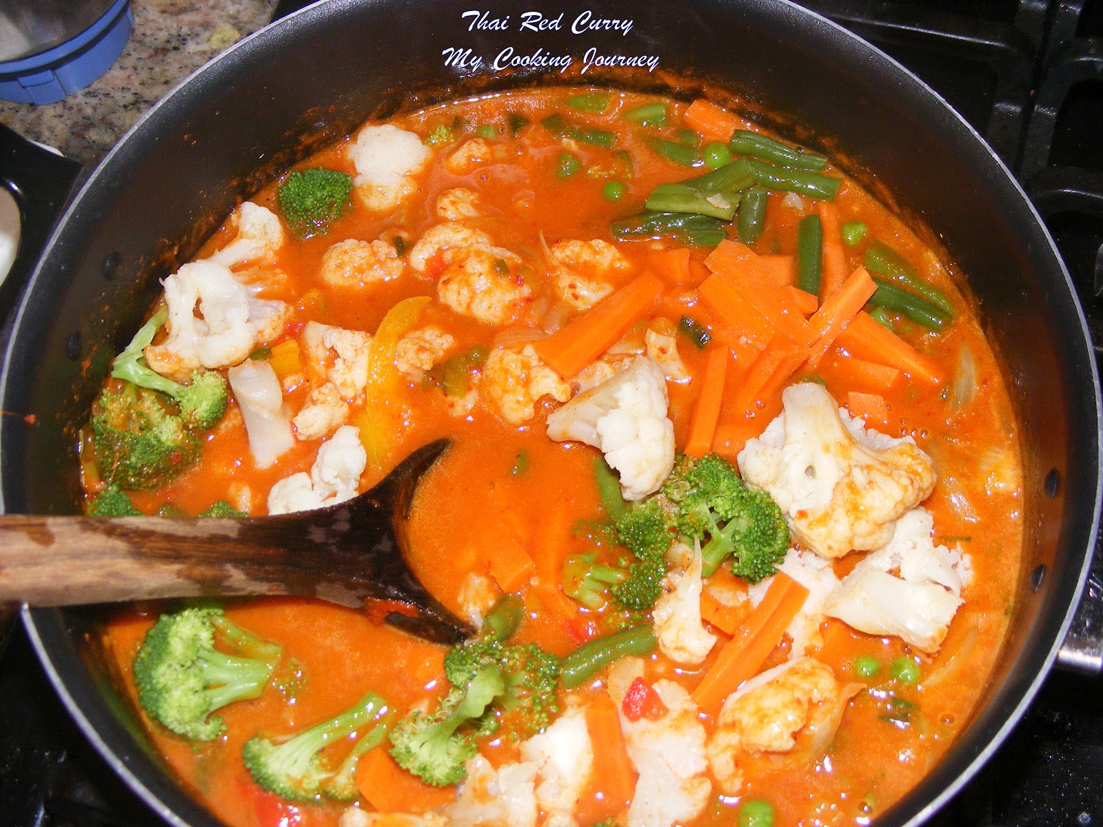 Thai Vegetable and Tofu red Curry (Vegetarian) My Cooking Journey