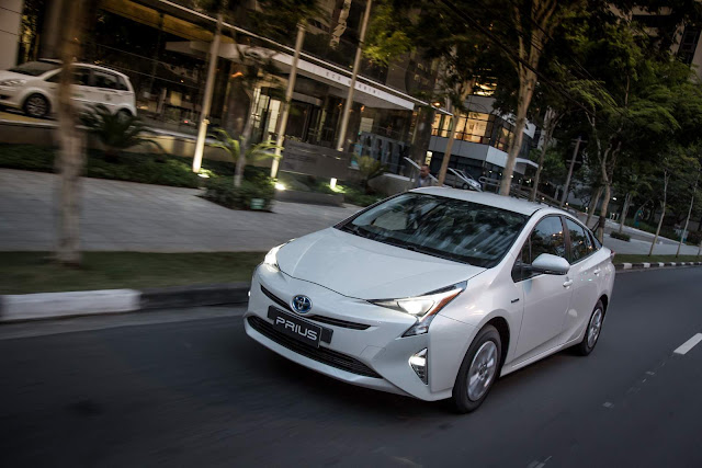 Toyota Prius: test-drive promocional no Morumbi Shopping