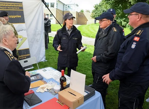 Princess Marie of Denmark attended the Civil Defense Day event held by Danish Emergency Management Agency (DEMA)