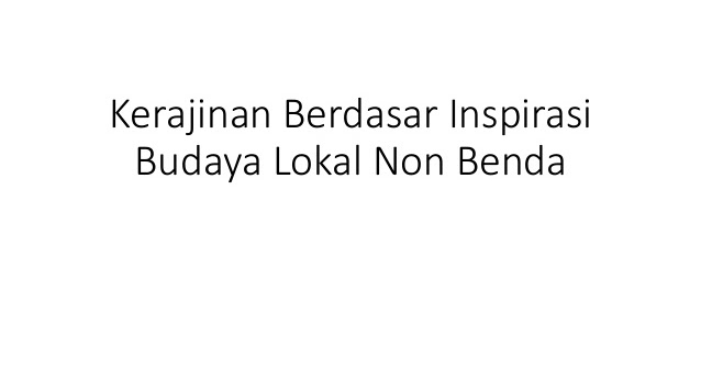 Hal hal yang tidak harus dilakukan sebelum melakukan proses produksi kerajinan yaitu