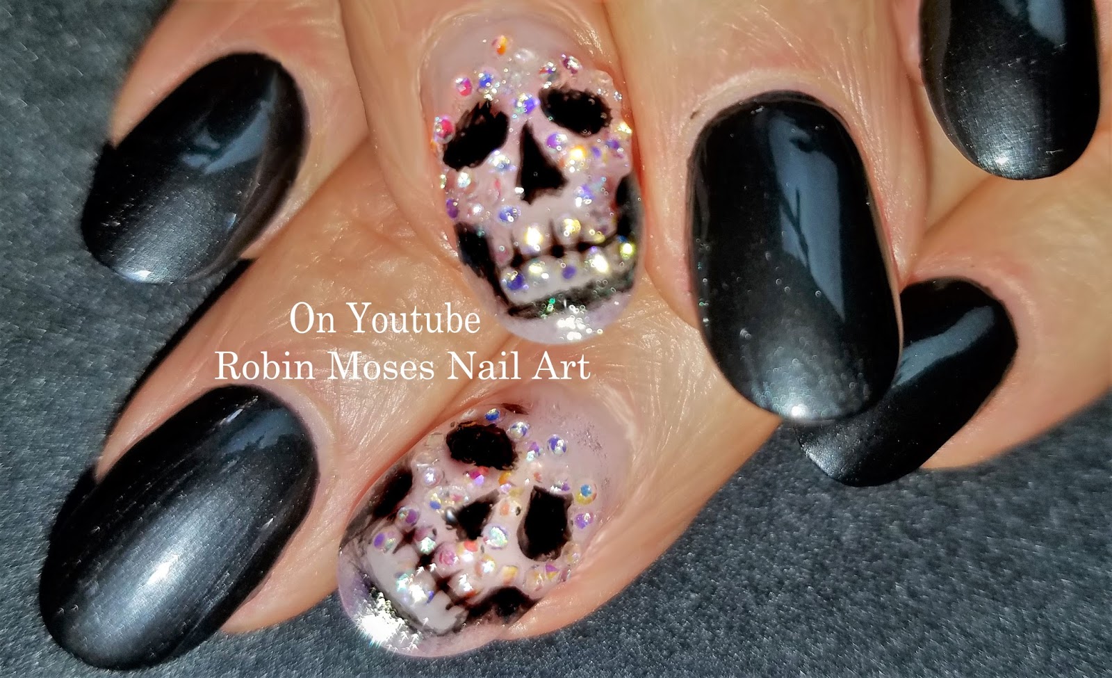 Nail Art by Robin Moses Search results for skull