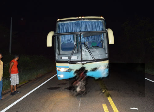 Aracatu: Homem morre logo após ser atropelado por ônibus da Novo Horizonte