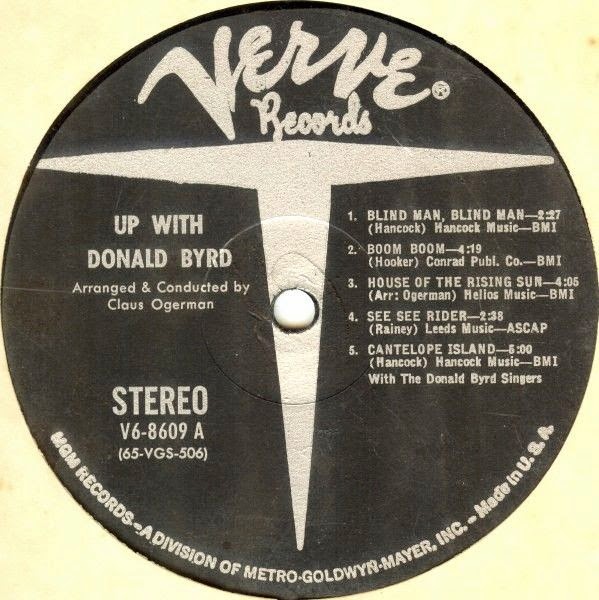 Music Crates Donald Byrd Up With Donald Byrd 1964