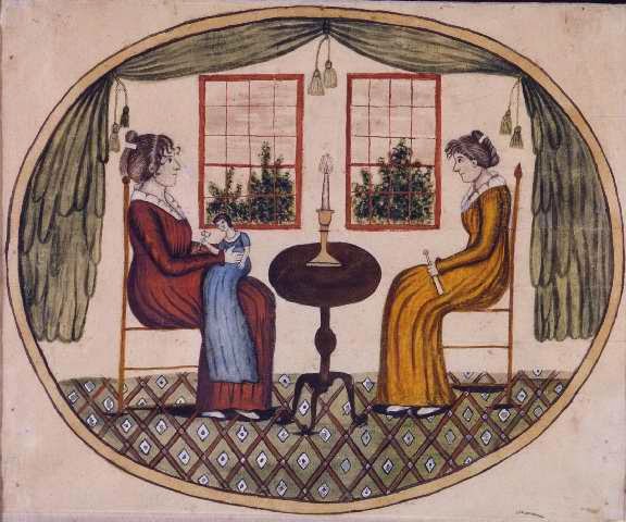 Two Women (1820), Eunice Pinney Two Women (1820), Eunice Pinney