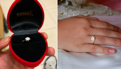 Cincin pertunangan yang akan dijual Cincin pertunangan yang akan dijual