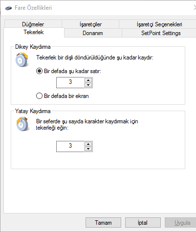 Windows 10' da Gelişmiş Mouse Yapılandırması 21 Windows 11 Mouse Ayarlar 22