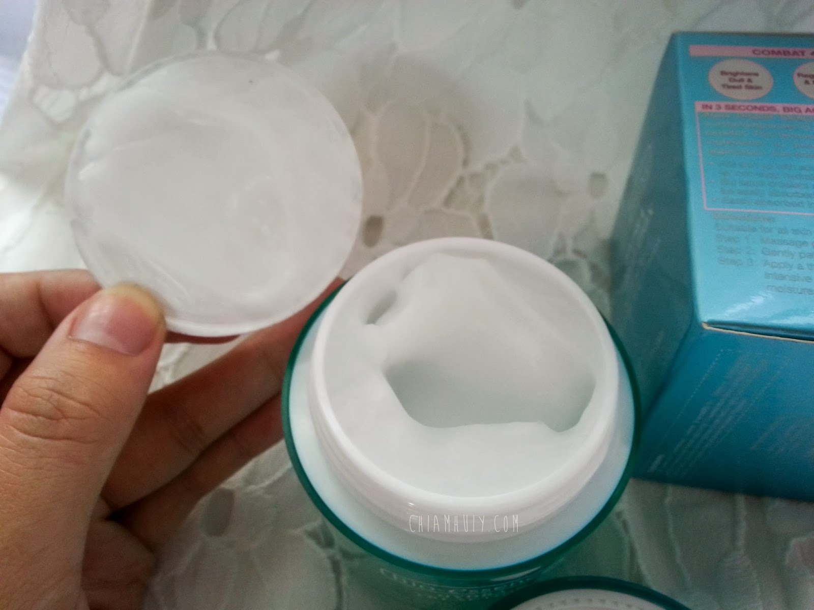 Beauty review Bioessence Hydra TriAction, Aqua Droplet Sleeping