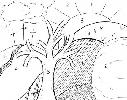 1 John 1 9 Coloring Page Catholic Kids CKB Easter