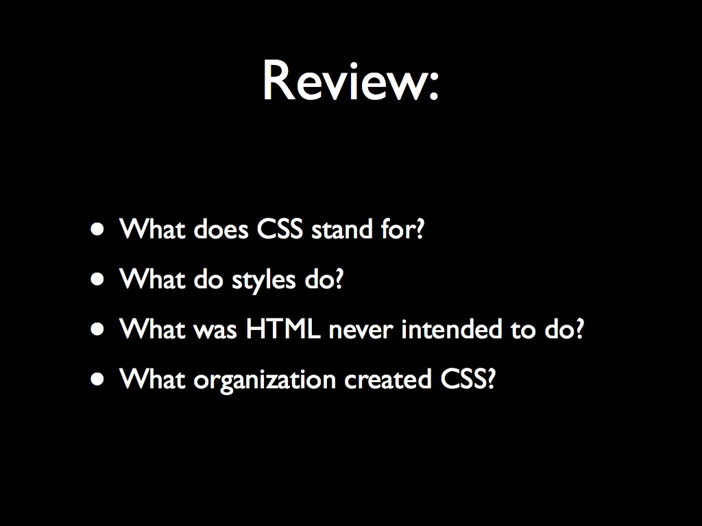 Mister Wilson's Web Design Class: New Assignment: CSS Basics