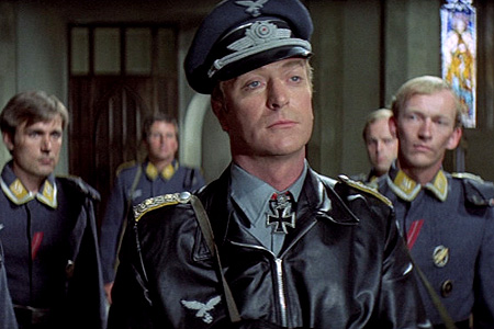 Michael Caine as a German officer in The Eagle Has Landed