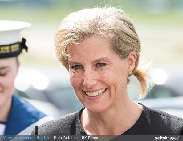 Sophie, Countess of Wessex officially opens the new air operating base at Thames Valley Air at RAF Benson on May 11, 2015 in Benson, England. 