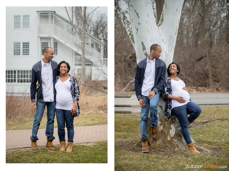 Maternity Photography Outdoors in Livonia by Ann Arbor Maternity Portrait Photographer 