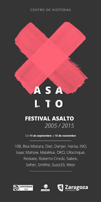 Centro historias. festival asalto, periodico aragon años periodismo, pasen mirilla