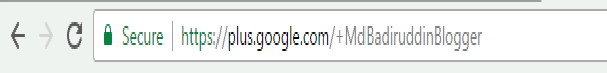 google+ profile link url mdbadiruddinblogger