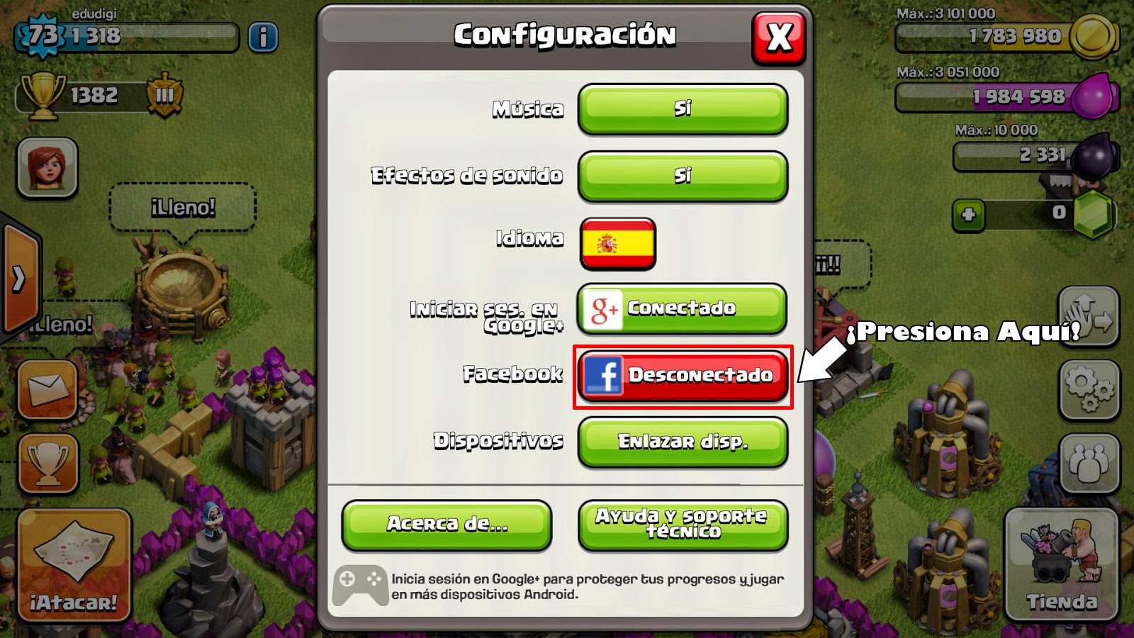 Clash of Clans Mode Como encontrar tus amigos de facebook y añadirlos