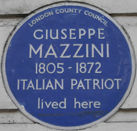 Mazzini lived at a number of London addresses, including one in Gower Street.