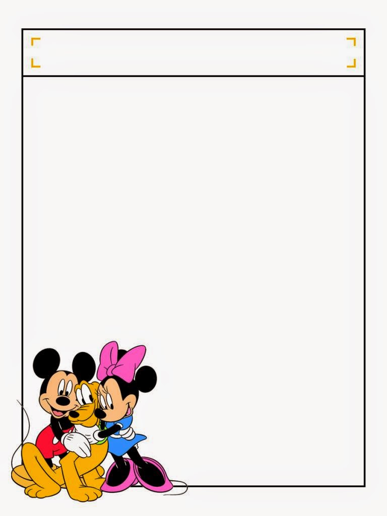 Caratulas y Recursos para Estudiantes: Lindas Caratulas para niños en edad  escolar de Mickey Mouse y sus amigos
