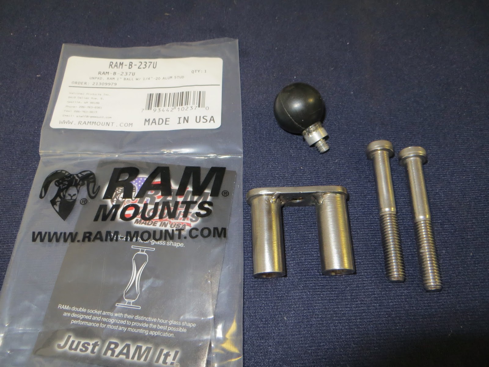 Pete's Place Triumph Trophy SE Ram Ball Mount