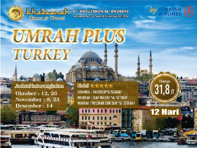 biaya umroh plus turki 2019 12 hari biaya umroh plus turki 2019 12 hari