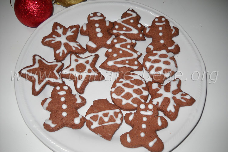 Biscotti Di Natale Cacao.Biscotti Di Natale Al Cacao Cucinare Bene Ricette