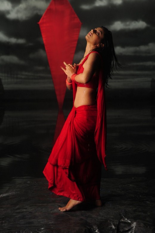 Upskirt Artis Telugu Actress Isha Chawla In Red Hot Saree