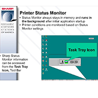 Printer Status Monitor Software for Sharp AR-6020N