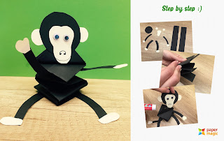 paper craft Passo a Passo: Como fazer flores e animais com cartolina (paper craft)