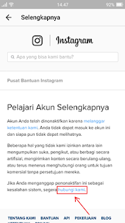 Cara Mengembalikan Akun Instagram yang Di banned