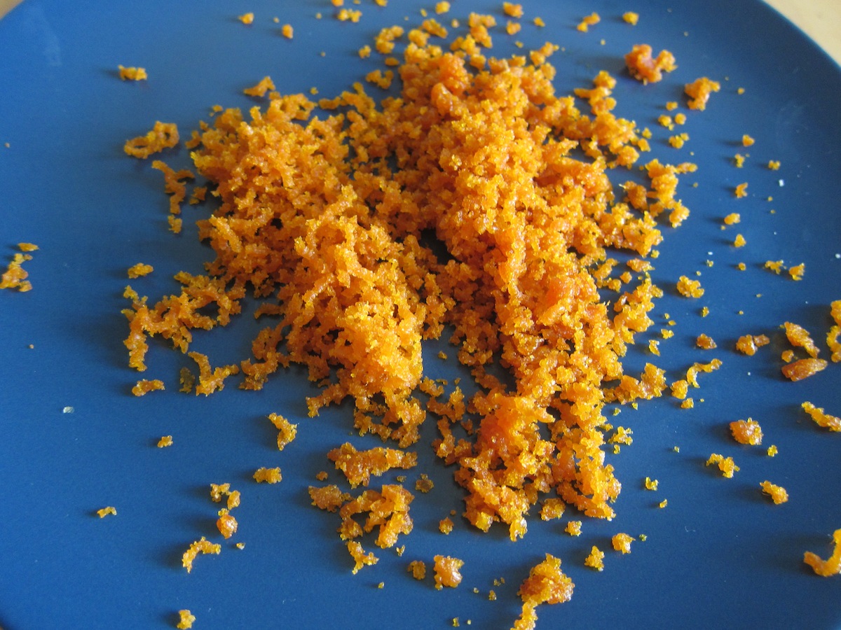 Spaghetti bottarga e vongole