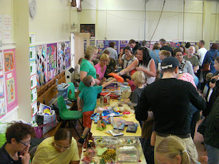 tombola bouncy castle cake stall raffle 