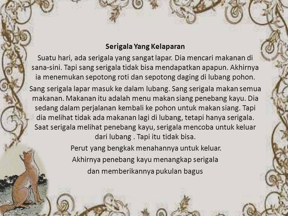 Kumpulan Cerita Fabel Singkat Dalam Bahasa Inggris Beserta Artinya