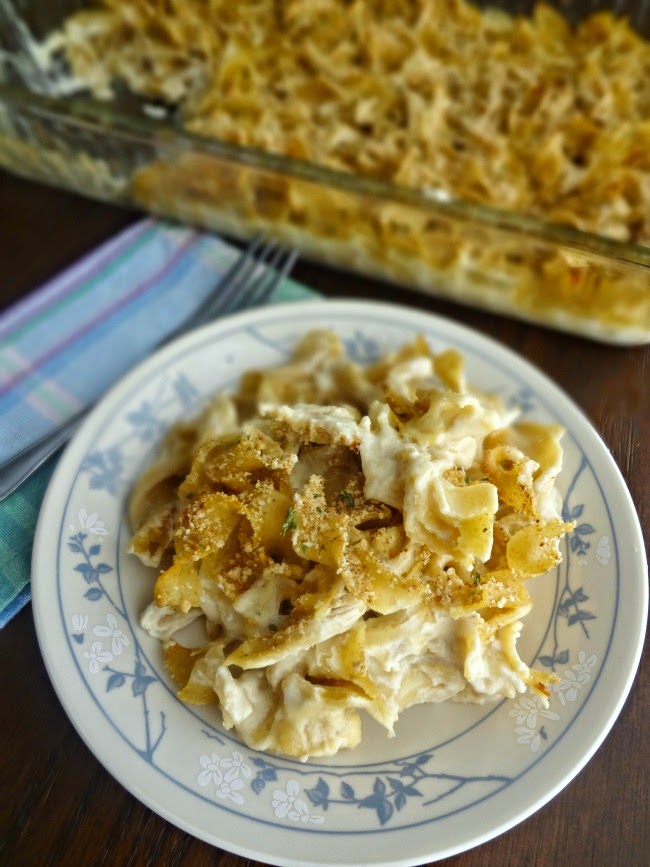 The Cooking Actress Chicken Noodle Casserole {from scratch}