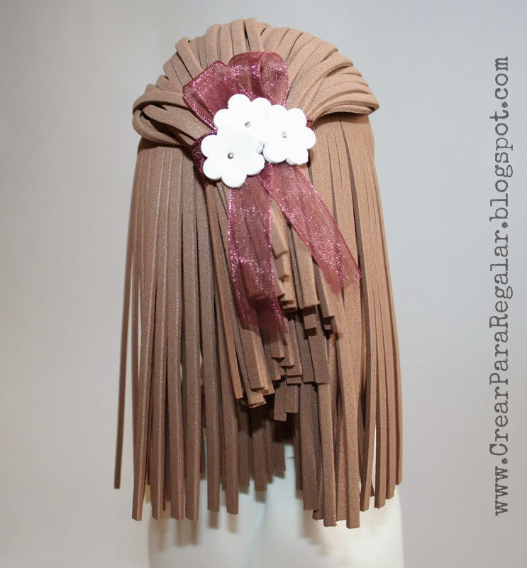 tocado fofucha primera comunion