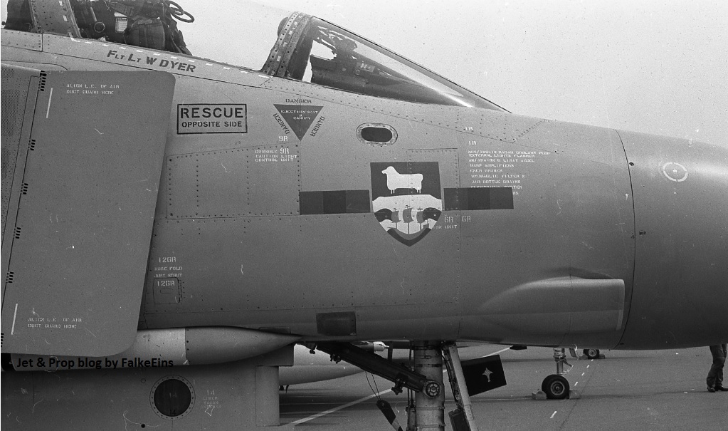 Jet & Prop by FalkeEins the RAF's last Phantom FGR. 2 was XV 501