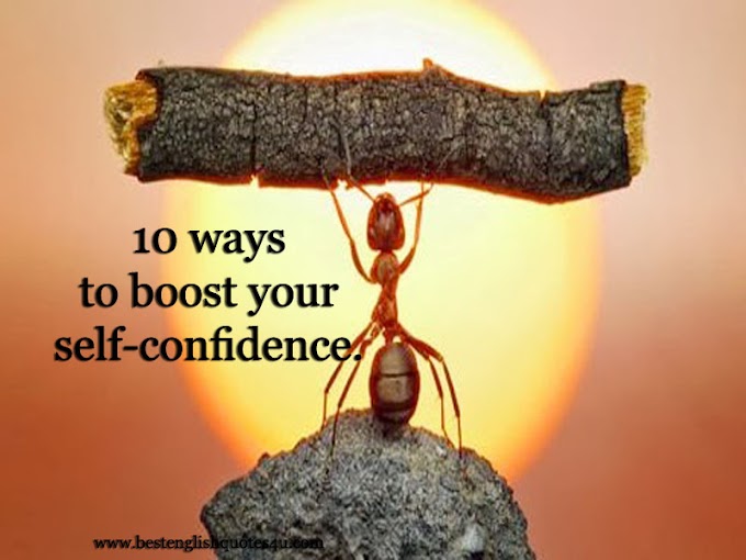 10 ways to boost your self-confidence