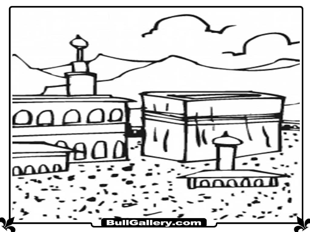 It is an image of Crafty Holy Kaba Coloring Page This is a picture of Crafty Holy Kaba Coloring Page