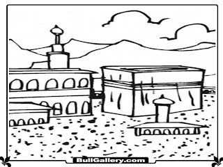 Kaaba Islamic Kids Coloring Pages - Bull Gallery