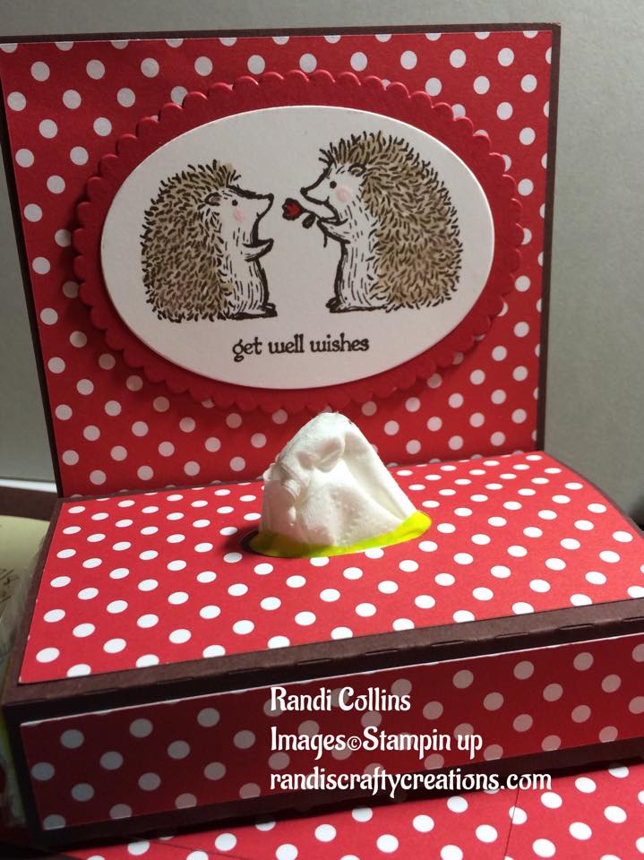 randi s crafty creations stampin up tissue holder cricut
