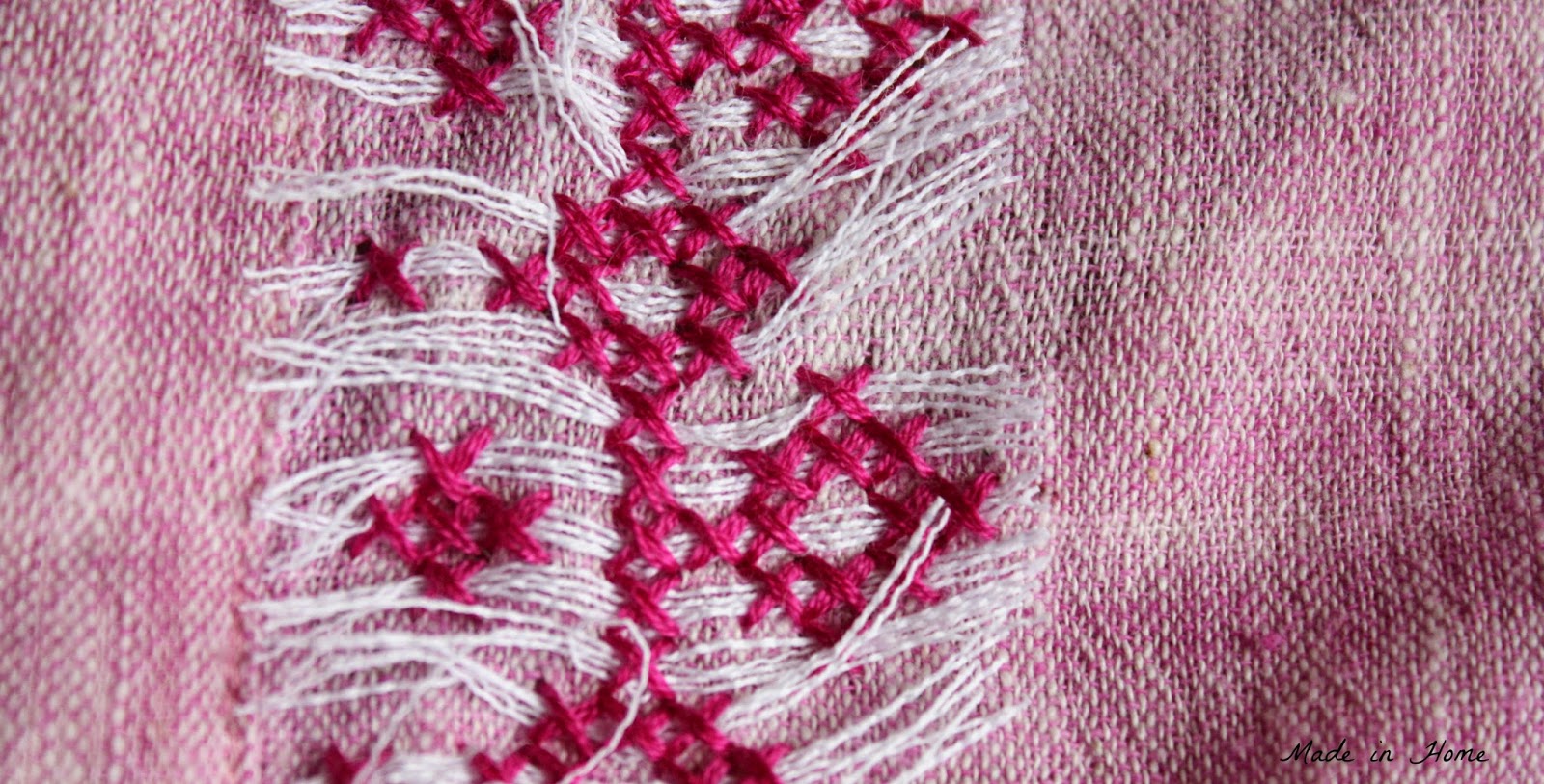 Made in Home Serial crossstitcher Soluble versus Waste canvas