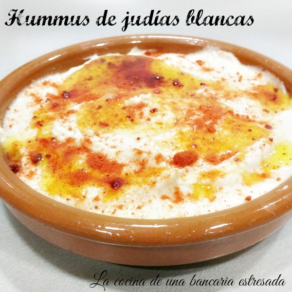 Receta de hummus de judías blancas paso a paso con fotografías