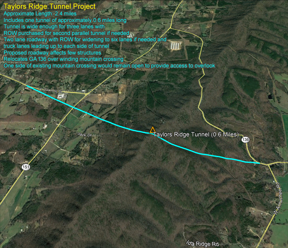 and part of the existing ga 136 would be removed while part would remain to provide a road to an overlook with a possible trail and lookout tower and part of the existing ga 136 would be removed while part would remain to provide a road to an overlook with a possible trail and lookout tower