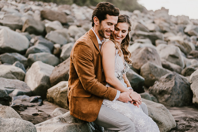 marco y maria boda boho novia playa