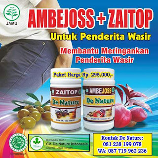 obat untuk gejala wasir ambeien terdaftar di BPOM