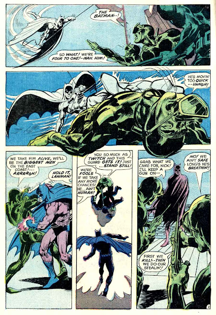 Detective Comics #397 dc Batman comic book page art by Neal Adams Detective Comics #397 dc Batman comic book page art by Neal Adams