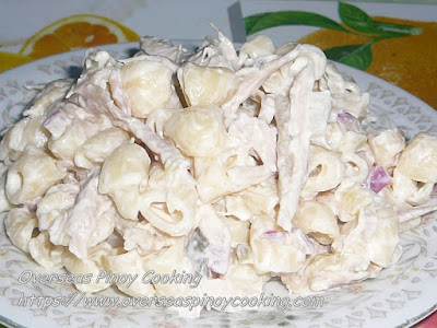Pinoy Chicken Macaroni Salad