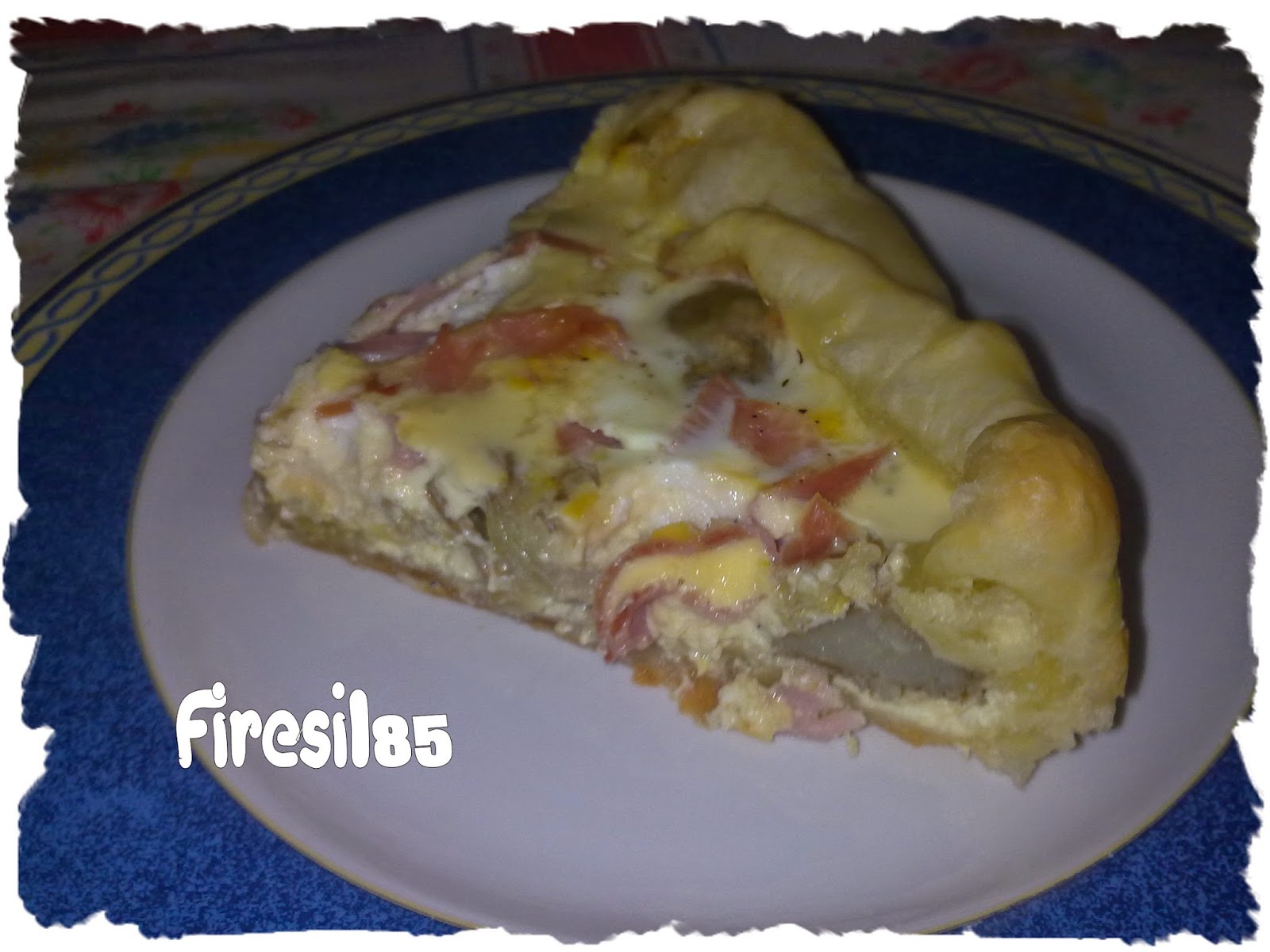 quiche con carciofi e prosciutto